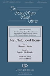 Three Memories: My Childhood Home SATB choral sheet music cover